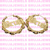 Bamboo Bruja Hoops - High Priestess of Love